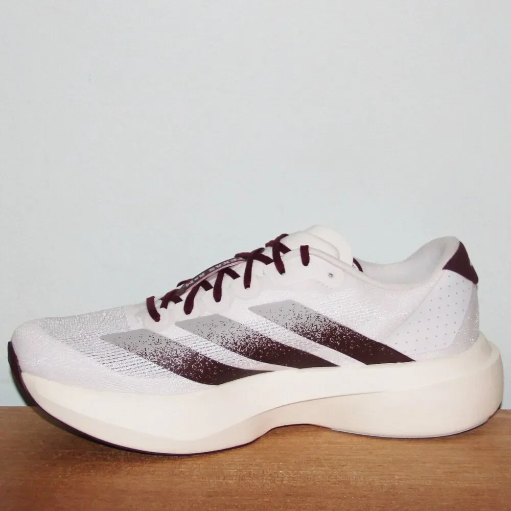 Adidas Adizero Evo SL Texas A&M Running Shoes Mens 10 White Maroon